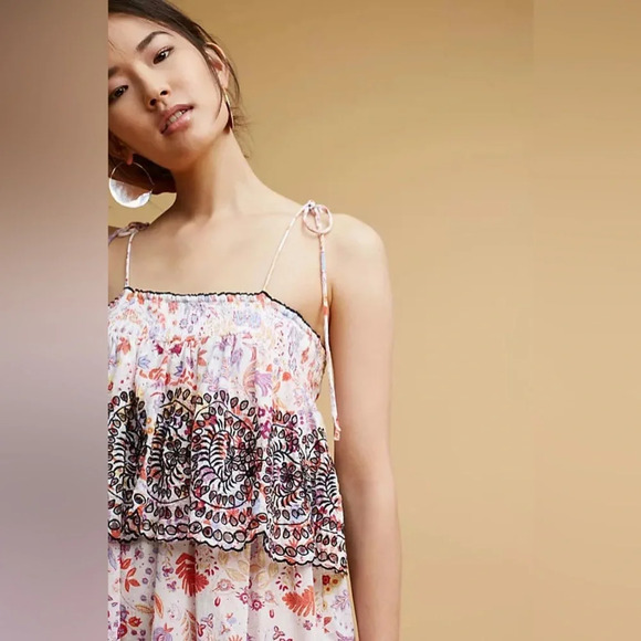 Anthropologie Samsa Embroidered Sundress by Antik Batik - Picture 7 of 10